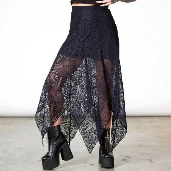 Killstar Dresses & Skirts - KILLSTAR Somnia lace skirt.